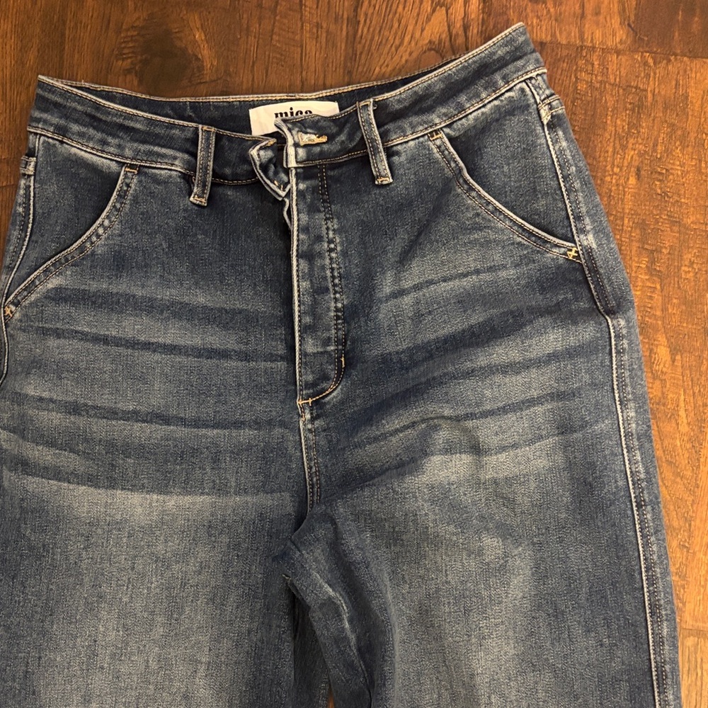 Blue Denim Ankle Jeans